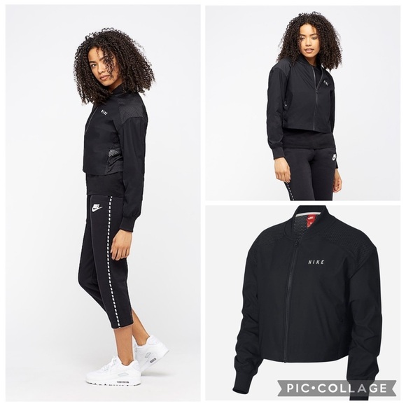 NIKE SPORTSWEAR MESH BOMBER JACKET Women’s size medium - Picture 12 of 12